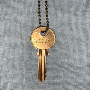 Giving Keys “Courage” necklace